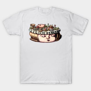 Dining Table Face T-Shirt